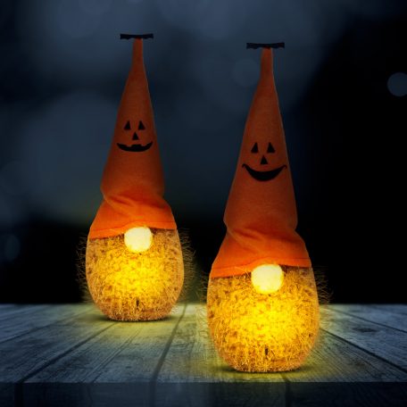 Halloween-i LED-es manó - poliészter - 20 cm - 2 féle