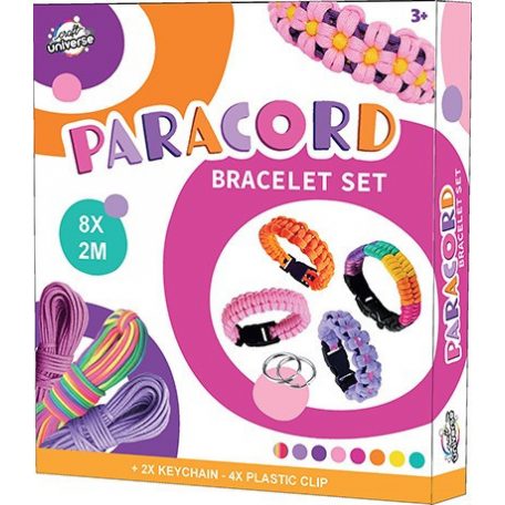 Paracord zsinóros karkötő és kulcstartó készítő szett