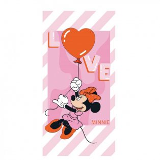   Disney Minnie Love fürdőlepedő, strand törölköző 70x140cm