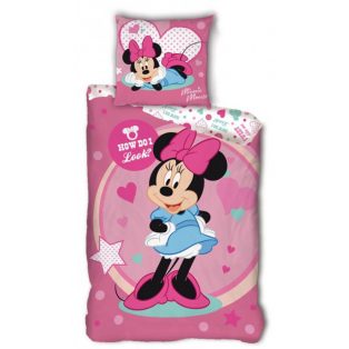   Disney Minnie Look ágyneműhuzat 140×200cm, 63×63 cm microfibre