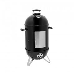   Barbecook BC-SMO-5014 Oskar M zománcozott füstölő és grill, fekete, átmérő 44cm