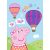 Peppa Malac Hot Air Balloon polár takaró 100x140cm