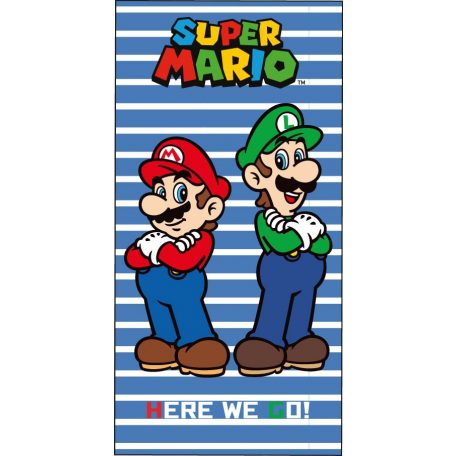 Super Mario Friends fürdőlepedő, strand törölköző 70x140cm