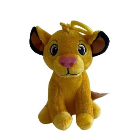 Disney Az Oroszlánkirály Simba 3D plüss figura akasztóval 13 cm