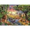 Szafari African Gathering 2000 db-os puzzle Clementoni