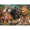 Állatos Wild Cats 500 db-os puzzle Clementoni