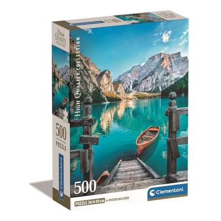 Olaszország Braies Lake 500 db-os puzzle Clementoni