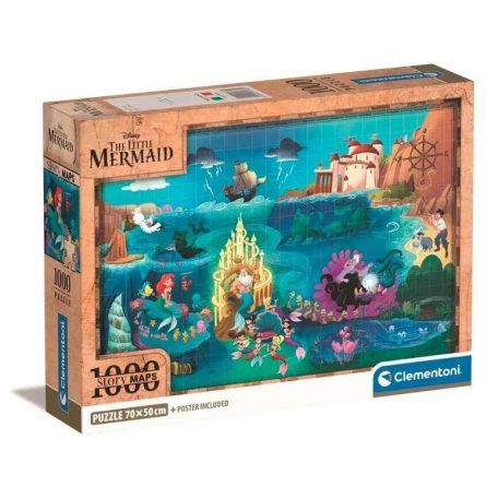 Mesetérkép Ariel 1000 db-os puzzle Clementoni