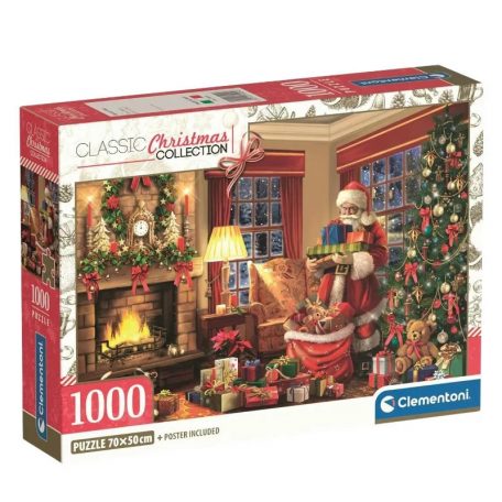 Karácsonyi Santa's Visit 1000 db-os puzzle Clementoni