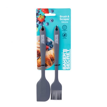 Baker's Secret - 2 darabos szilikon ecset és spatula