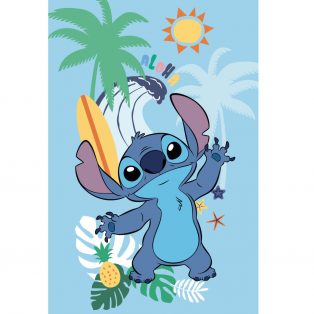   Disney Lilo és Stitch, A csillagkutya Summer polár takaró 100x150cm