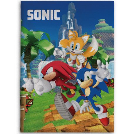 Sonic a sündisznó Speedy Dreams polár takaró 100x140cm