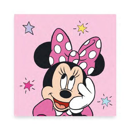 Disney Minnie Star kéztörlő, arctörlő, törölköző 30x30cm