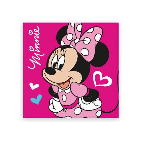 Disney Minnie Love kéztörlő, arctörlő, törölköző 30x30cm