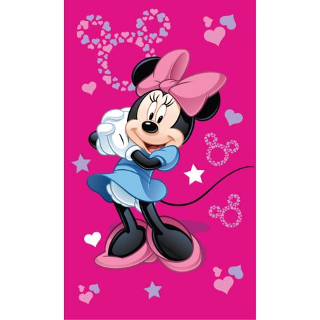 Disney Minnie Pink kéztörlő, arctörlő, törölköző 30x50cm