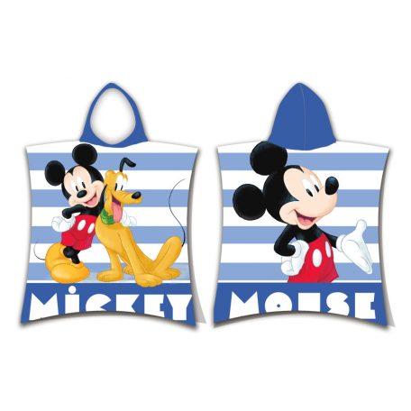 Disney Mickey Stripe strand törölköző poncsó 50x115cm