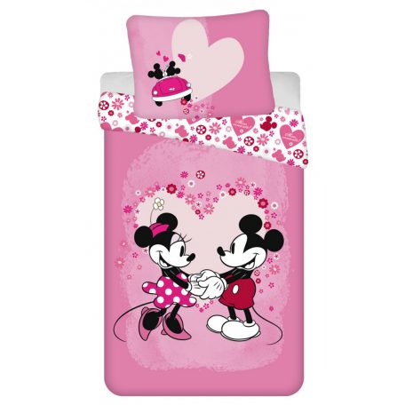 Disney Minnie Love ágyneműhuzat 140×200cm, 70×90 cm microfibre