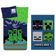   Minecraft Sssleep Tight  ágyneműhuzat és polár takaró szett