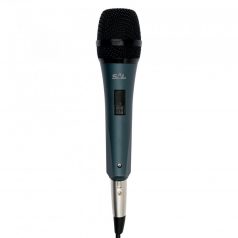   SAL M 8 kézi mikrofon, dinamikus mikrofon, kardioid iránykarakterisztika, fém XLR csatlakozódugó és kábel