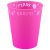 Fuchsia Fluorescent, Fukszia micro prémium műanyag pohár 250 ml