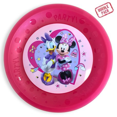 Disney Minnie Junior micro prémium műanyag lapostányér 4 db-os szett 21 cm