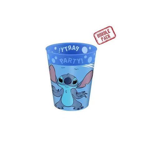 Disney Lilo és Stitch, A csillagkutya Angel micro prémium műanyag pohár szett 4 db-os 250 ml