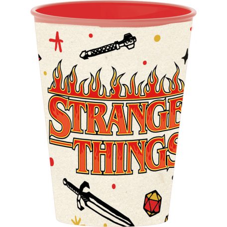 Stranger Things Upside Down műanyag pohár 260 ml