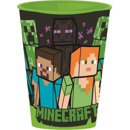 Minecraft műanyag pohár 260 ml